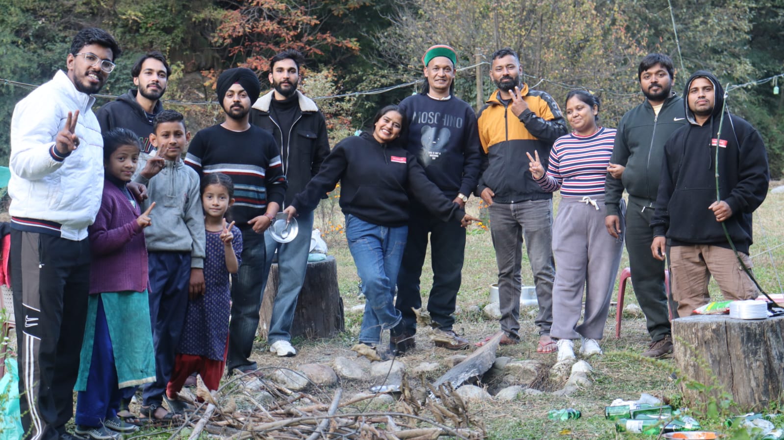 Bonfire experience with Camp & Climb